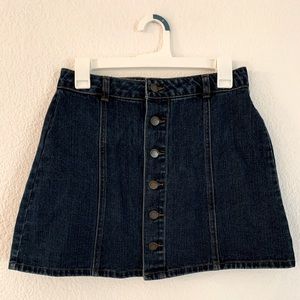 ZARA button down skirt